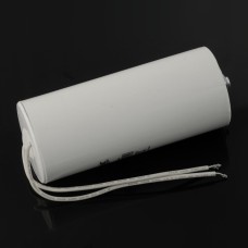 Motor capacitor 50uF 450V 55x127mm with leads 