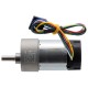 30:1 Metal Gearmotor 24V 37Dx68L 330RPM with 64 CPR Encoder, Pololu 4692