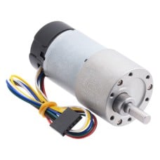 DC Motor 37Dx73L with 100:1 Gear 12V 100RPM + encoder CPR 64, Pololu 4755