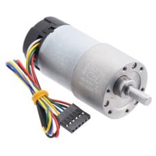 DC Motor 37Dx73L with 131:1 Gear 12V 76RPM + encoder CPR 64, Pololu 4756