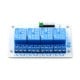Relay module Velleman 4 channels - 10A/250VAC contacts - 5V coil