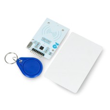 Velleman VMA405 – RFID MF RC522 MiFare 13.56MHz modulis + kortelė ir raktų pakabukas