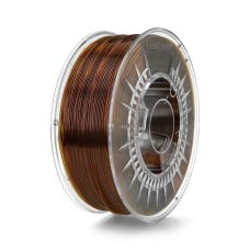 3D plastikas Devil Design PET-G 1.75mm 1kg - Amber Transparent