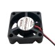Ventiliatorius 12V 30x30x10mm 2 laidai - dvigubas rutulinis guolis Ventiliatorius 12V 30x30x10mm 2 laidai - dvigubas rutulinis guolis
