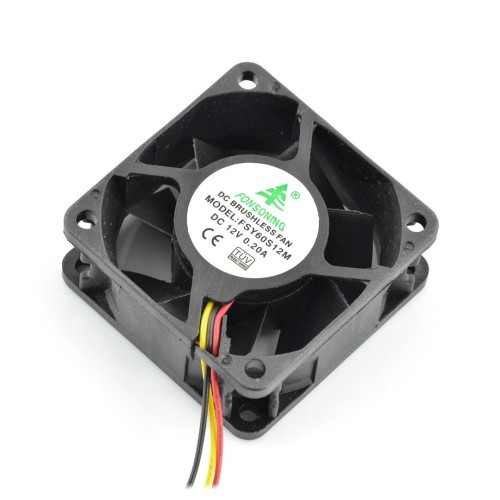 Fan 12V 60x60x25mm 3 wires Fan 12V 60x60x25mm 3 wires