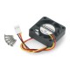 Fan for Nvidia Jetson Nano, 40x40x10mm 5V, 3 wires with reverse protection, Waveshare 16990