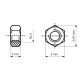 M2.5 Nuts - 10 pcs