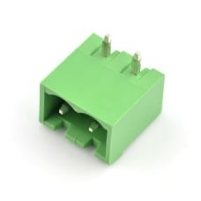 Male mounting strip, 2-pin, 5.08 mm pitch, angled, closed 