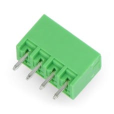 Vyriška tvirtinimo juosta, 4 kontaktų, 3.5 mm žingsnis, vertikalus, uždaras 