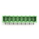 Male mounting strip, 8-pin, 5.08 mm pitch, angled, closed 