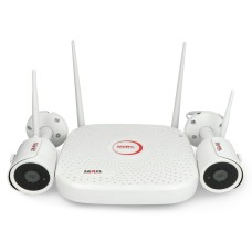 WiFi bevielio stebėjimo rinkinys - registratorius + 2x kamera - Zamel ZMB-01