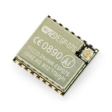 WiFi module ESP-07S ESP8266 - 9 GPIO, ADC, u.FL Connector