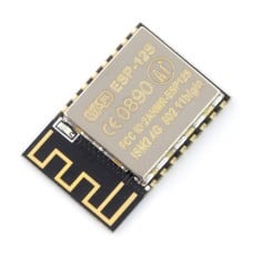 WiFi modulis ESP-12S ESP8266 juodas - 9 GPIO, ADC, PCB antena