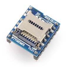 WTV020 - MP3 grotuvas/dekoderis su microSD lizdu