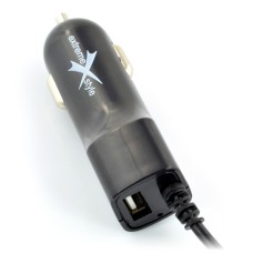 USB automobilinis įkroviklis - Extreme 5V 3.1A microUSB + USB