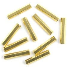 Brass Distance Sleeve - 25mm - 10 pcs