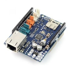 Arduino Ethernet Shield 2 priedelis su microSD skaitytuvu