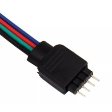 Connector for RGB LED strips - male