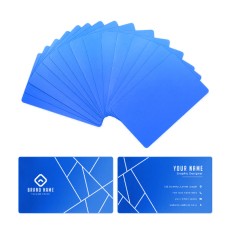AlgoLaser aluminum business cards - 100pcs