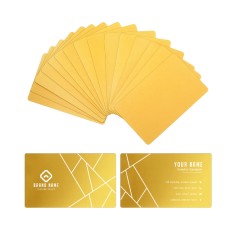 AlgoLaser aliuminio vizitinės kortelės - 100vnt