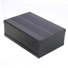Aliumininė dėžutė 150x105x55mm - juoda