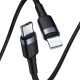 Baseus kabelis USB Type-C - Iphone PD 18W 1m - Pilkas / Juodas