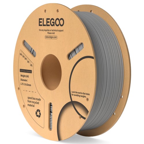Elegoo PLA plastikas su RFID 1kg 1.75mm - Grey Elegoo PLA plastikas su RFID 1kg 1.75mm - Grey