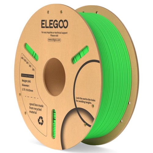 Elegoo PLA plastic with RFID 1kg 1.75mm - Neon Green Elegoo PLA plastic with RFID 1kg 1.75mm - Neon Green