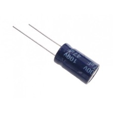 Elektrolitinis žemo impedanso kondensatorius 220uF 50VDC 10x13mm 
