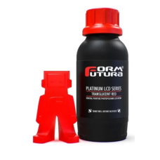 Resin for 3D printer FormFutura Platinum LCD Series 0.5kg - Translucent Red