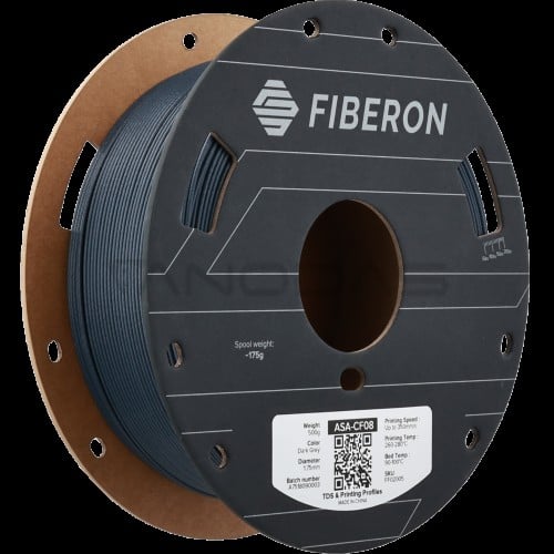 Fiberon ASA-CF08 plastic - Dark Grey Fiberon ASA-CF08 plastic - Dark Grey