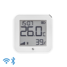 Temperatūros ir drėgmės jutiklis WIFI Shelly H&T gen3 (balta)