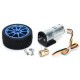 Wheels and mounting parts for motors
