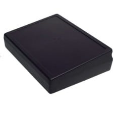 Plastic box Kradex Z33A black 190x140x46mm