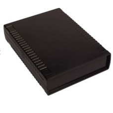 Plastic box Kradex Z112A black 186x136x40mm