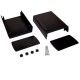 Plastic box KRADEX Z112B black 186x136x80mm