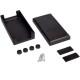 Plastic box Kradex Z36 black 125x66x42mm