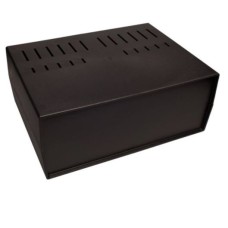 Plastic box Kradex Z39W black 297x218x120mm