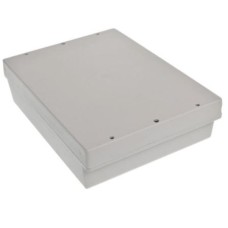 Plastic box Kradex Z46J light gray 198x145x53mm