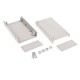 Plastikinė dėžutė KRADEX Z50J šviesiai pilka 146x91x43mm