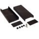 Plastic box Kradex Z5B black 200x90x49mm