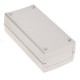 Plastic box Kradex Z98J light gray 121x61x40mm