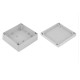 Plastikinė dėžutė Kradex ZP120 JH TM ABS šviesiai pilka 120x120x60mm