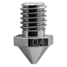 Micro Swiss žalvarinis, dengtas, nusidėvėjimui atsparus antgalis, skirtas Flashforge Creator Pro 3 - 0.40mm