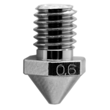 Micro Swiss žalvarinis, dengtas, nusidėvėjimui atsparus antgalis, skirtas Flashforge Creator Pro 3 - 0.60mm