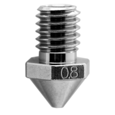Micro Swiss Brass Plated Wear Resistant Nozzle for Flashforge Creator Pro 3 - 0.80mm
