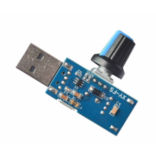 DC Variklio greičio reguliavimo modulis 4-12V USB