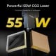 xTool P2S 55W – CO2 stalinės graviravimo ir pjovimo staklės