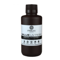 Resin for 3D printer - PrimaCreator Value Water Washable UV Resin 500 ml - Black