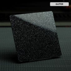Acrylic Sheet (PMMA), 3mm, 400x600mm – glitter black